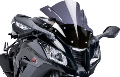 Puig Racing Windscreen for 2006-07 Suzuki GSX-R600/750 - Black