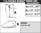 Zero Gravity Double Bubble Windscreen for 2005-06 Suzuki GSX-R1000 - Clear - 16-109M-01