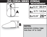 Zero Gravity Corsa Windscreen for 2011-14 Ducati Panigale 1199 - Light Smoke - 24-738-02