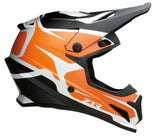 Z1R Rise Flame Helmet - Orange - Large