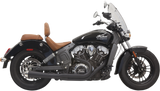 Bassani Road Rage Exhaust for 2015-18 Indian Scout Models - Black - 8S12JB