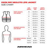 AirHead SWOOSH Neolite Kwik-Dry Flex Life Vest - Red - Child