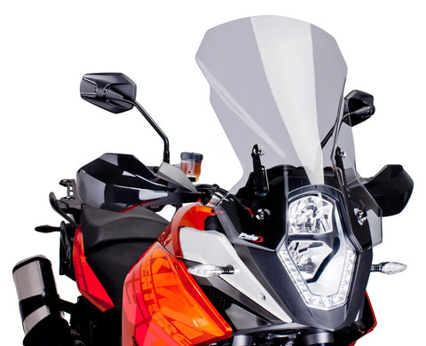 Puig Touring Windscreen for 2013-15 KTM 1190 Adventure - Smoke