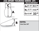 Zero Gravity Sport Touring Windscreen for 2004-07 Honda CBR1000RR - Light Smoke - 23-423-02