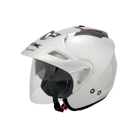 AFX FX-50 Open-Face Helmet with Face Shield - Pearl White - X-Small