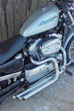 Bassani Pro-Street Exhaust for 1986-03 Harkey Sportster Models - Chrome - XL-325F