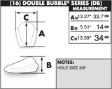 Zero Gravity Double Bubble Windscreen for 2015-20 Kawasaki Ninja H2 - Light Smoke - 16-254-02