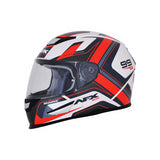 AFX FX-99 Recurve Helmet - Pearl White/Red - X-Large